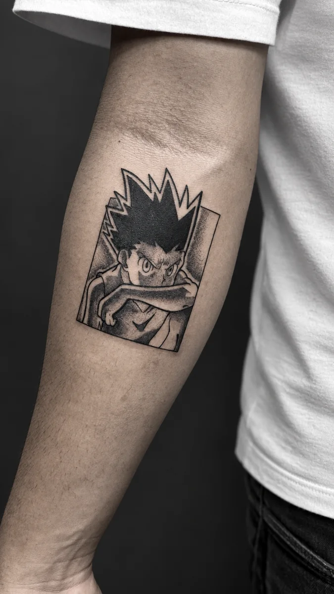 Tatuagem de fineline feita por Clarmino Lucas