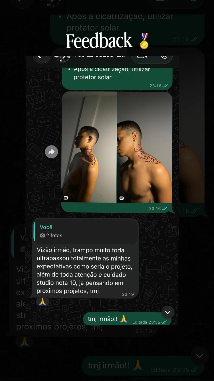 Registro original de feedback compartilhado por Clarmino Lucas, imagem 3